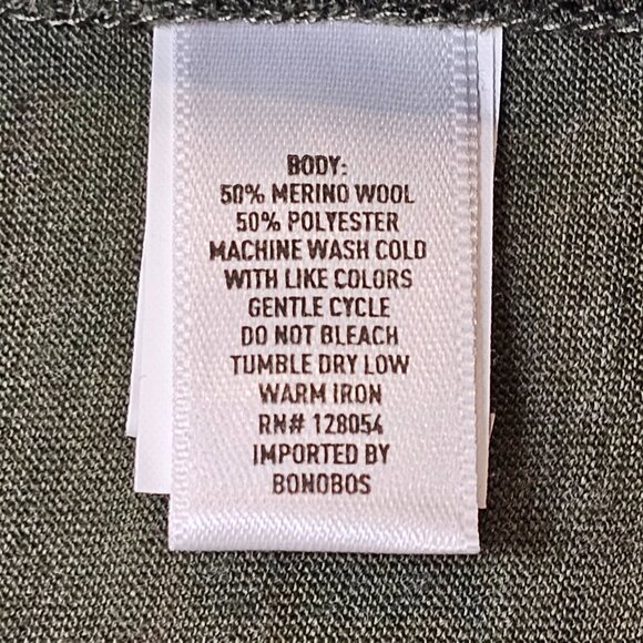 Bonobos Standard Fit Wool Blend Knit Button Down M - Picture 7 of 7